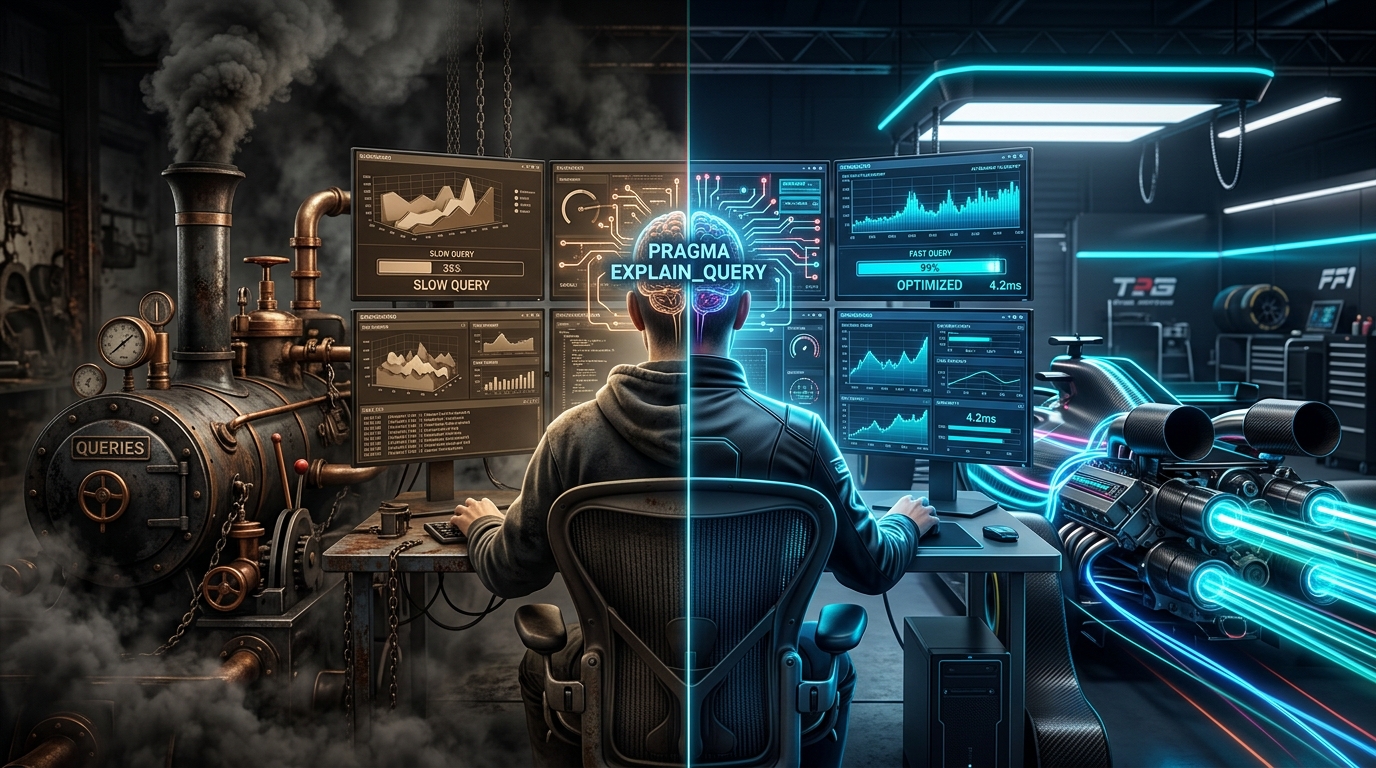 From Steam Engine Queries to F1 Performance with PRAGMA explain_query