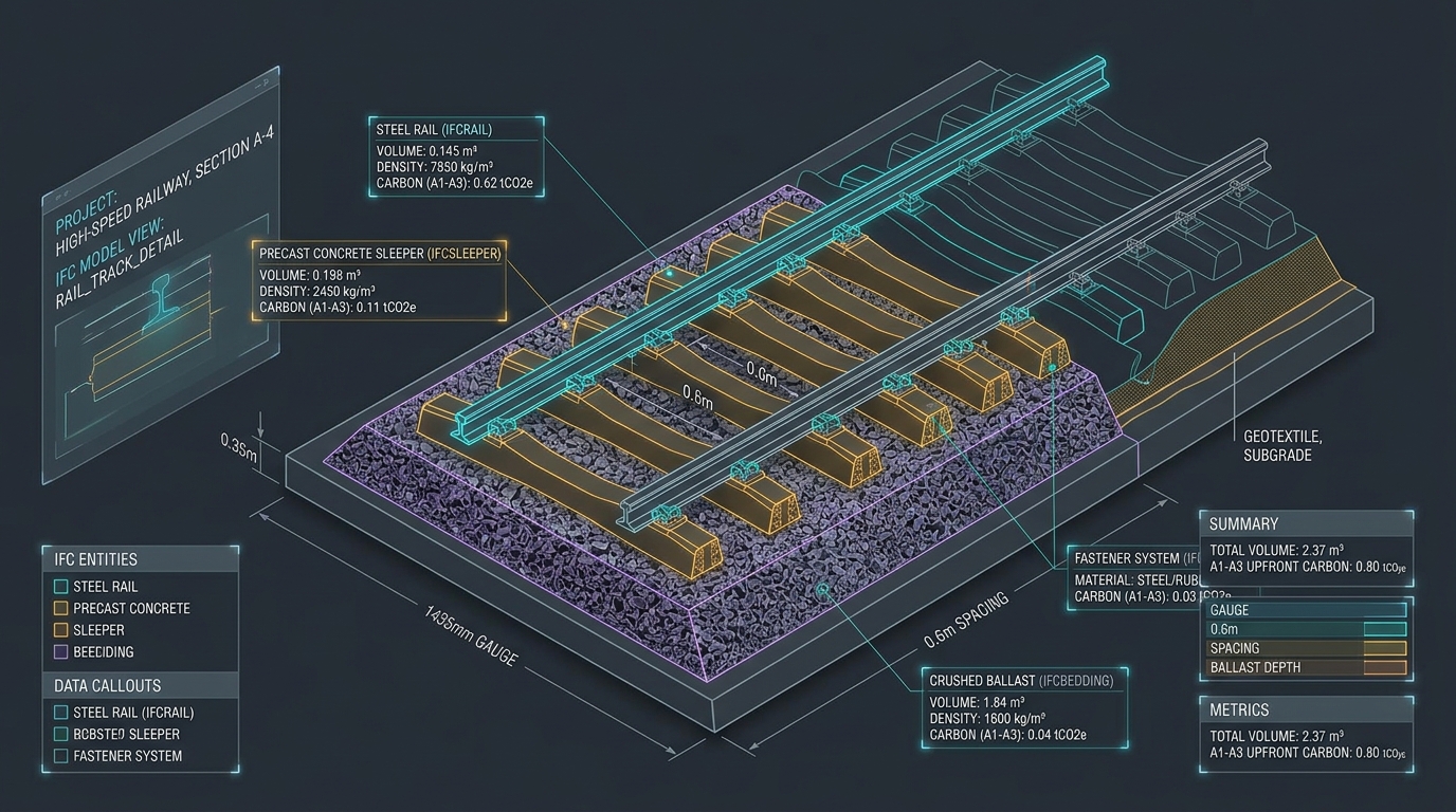 OpenBIM Volumetric & Parameter Extraction