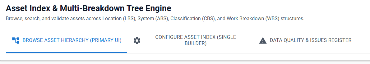 Asset Browser View Header & Toggle