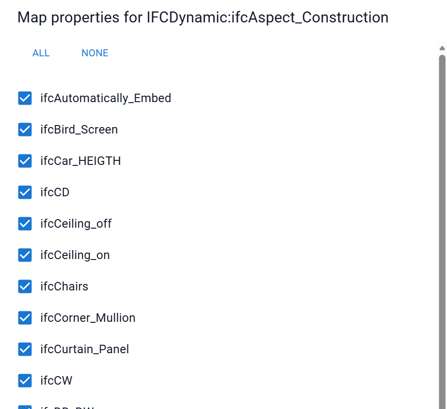 Configuration - Mapping Dialog